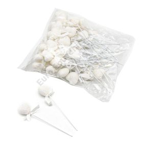 PÁLCÁS SZÍV 50 DB 1/100 11 cm FEHÉR