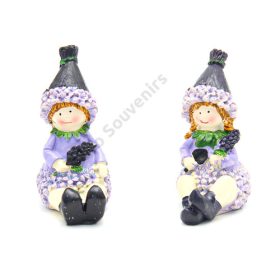 FIGURA LEVENDULÁS 2/240 2 FÉLE 10x6 cm