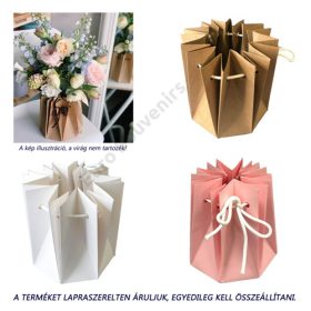 CSOKORTARTÓ PAPÍR,VÍZÁLLÓ 10/500 16,5x18 cm 6 SZÍNBEN