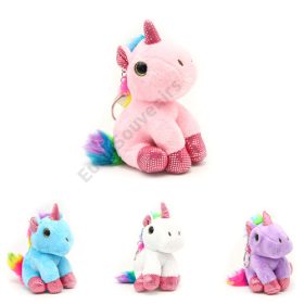 UNIKORNIS PLÜSS 12/600 11x7 cm 4 SZÍNBEN