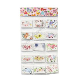 KISÉRŐKÁRTYA 120 DB 1/75 6,5x9,5 cm VIRÁGOS