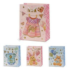 AJÁNDÉKTASAK BABÁS 12/720 18x23x10 cm 4 FÉLE