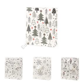 AJÁNDÉKTASAK KARÁCSONYI 12/720 18x23x10 cm 4 FÉLE