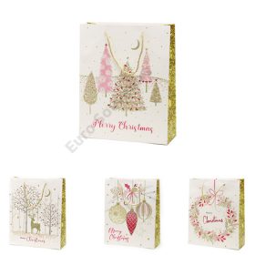 AJÁNDÉKTASAK KARÁCSONYI 12/720 18x23x10 cm 4 FÉLE