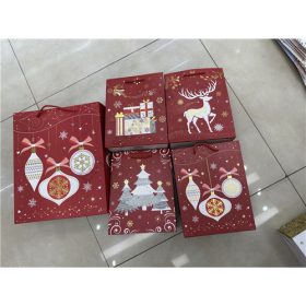 AJÁNDÉKTASAK KARÁCSONYI 12/480 26x32x10 cm 4 FÉLE