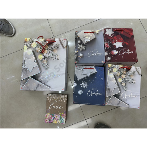 AJÁNDÉKTASAK KARÁCSONYI 12/720 18x23x10 cm 4 FÉLE