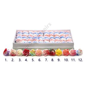 SZAPPANRÓZSAFEJ 50 DB 1/20 5,5x5 cm 12 SZÍNBEN