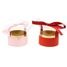 VIRÁGDOBOZ HENGER AKRIL 6/96 13x12 cm 2 SZÍNBEN