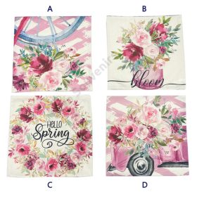 PÁRNAHUZAT TAVASZI  10/300 44x44 cm 4 FÉLE ZSÁKVÁSZON