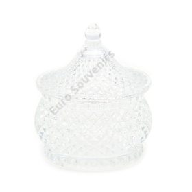 BONBONIER ÜVEG 1/72 7,8x9,5 cm