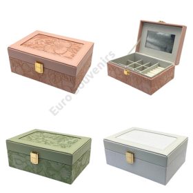 ÉKSZERTARTÓ DOBOZ 1/48 20x14x8 cm 3 SZÍNBEN