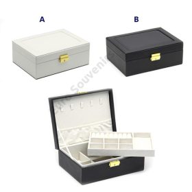 ÉKSZERTARTÓ DOBOZ 1/36 23x17,5x9 cm 2 SZÍNBEN