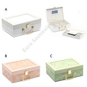 ÉKSZERTARTÓ DOBOZ 1/24 23x17,5x9 cm 3 SZÍNBEN