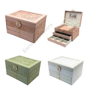 ÉKSZERTARTÓ DOBOZ 1/24 23x17x13 cm 3 SZÍNBEN