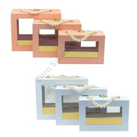   PAPÍRDOBOZ 3 DB 1/24 20x13x8,5; 22x16x10; 24x19x11,5 cm 2 SZÍNBEN