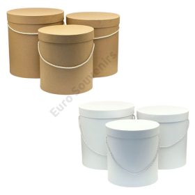 PAPÍRDOBOZ 3 DB 1/12 21x22; 23x24; 24x26 cm 2 SZÍNBEN