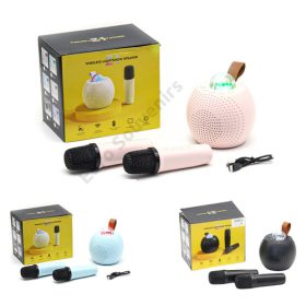 HANGSZÓRÓ,PARTYFÉNY+ 2 DB MIKROFON 1/30 10 cm 3 SZÍNBEN 