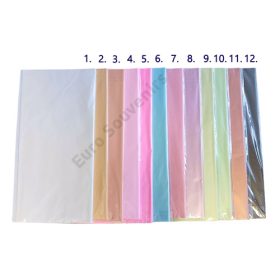 CSOMAGOLÓFÓLIA 20 DB 1/100 57x57 cm 12 SZÍNBEN