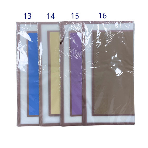 CSOMAGOLÓFÓLIA 20 DB 1/100 57x57 cm 12 SZÍNBEN