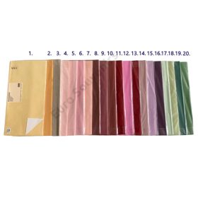 CSOMAGOLÓFÓLIA 20 DB 1/100 57x57 cm 21 SZÍNBEN