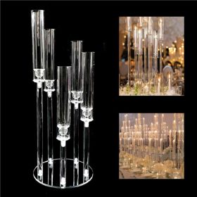 GYERTYATARTÓ AKRIL 5 ÁGÚ 1/10 42-63 cm