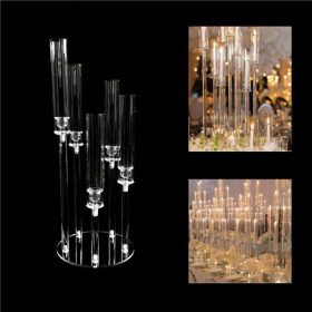 GYERTYATARTÓ AKRIL 5 ÁGÚ 1/10 42-63 cm