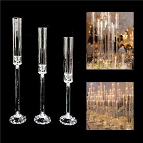 GYERTYATARTÓ AKRIL 3 DB 1/20 50 cm; 55 cm; 60 cm