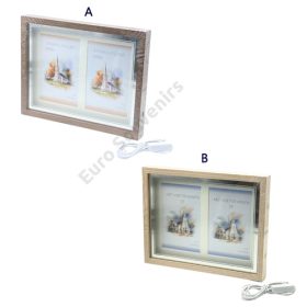   KÉPKERET LEDES DUPLA 1/24 26,5x21 cm (FOTÓ 10x15 cm) 2 SZÍNBEN