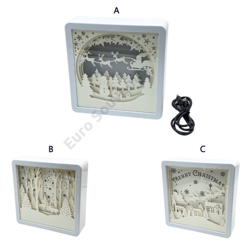 KÉP LEDES 3 D-S 1/96 15,5x15,5 cm 3 FÉLE 