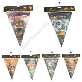 HALLOWEEN ZÁSZLÓ GIRLAND 10/600 2,2 MÉTER 6 FÉLE