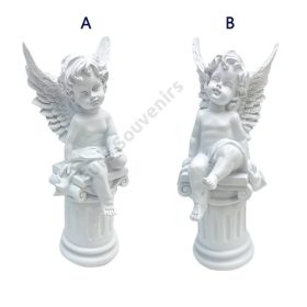 ANGYAL OSZLOPON ÜLŐ 1/24 8,5x22 cm 2 FÉLE