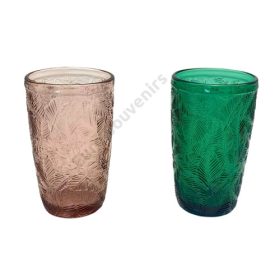 ÜVEG POHÁR 1/48 8x13 cm 2 SZÍNBEN