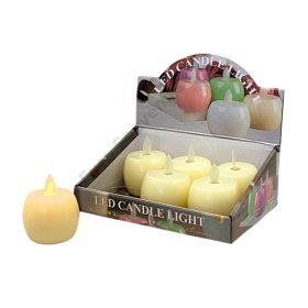 GYERTYA LEDES 6/240 7x5,5 cm MELEG FÉNYŰ