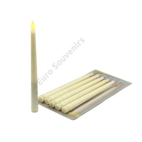 GYERTYA LEDES 6 DB 1/120 27,5 cm MELEG FÉNYŰ