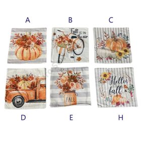 PÁRNAHUZAT ŐSZI 10/300 45x45 cm 6 FÉLE ZSÁKVÁSZON