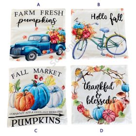 PÁRNAHUZAT ŐSZI 10/300 45x45 cm 4 FÉLE POLYESTER