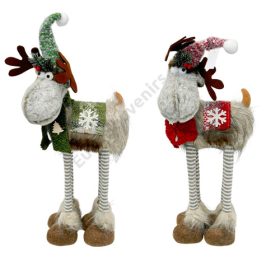 RÉNSZARVAS ÁLLÓ,LEDES 1/20 60x30x12 cm 2 SZÍNBEN