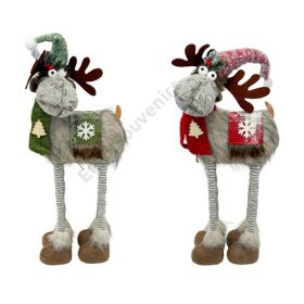   RÉNSZARVAS ÁLLÓ,LEDES,KIHÚZHATÓ LÁBÚ 1/16 78x27x13 cm 2 SZÍNBEN