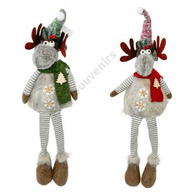 RÉNSZARVAS ÜLŐ,LEDES 1/30 84x22x15 cm 2 SZÍNBEN