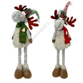   RÉNSZARVAS ÁLLÓ KIHÚZHATÓ LÁBÚ 1/36 70x15x11 cm 2 SZÍNBEN