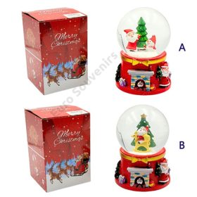 HÓGÖMB LEDES,ZENÉLŐ 1/36 9x12 cm 2 FÉLE