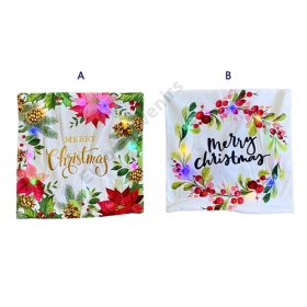   PÁRNAHUZAT LEDES KARÁCSONYI 10/150 45x45 cm 2 FÉLE POLYESTER