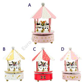 KÖRHINTA FORGÓ,ZENÉLŐ 1/48 11x20 cm 4 FÉLE 