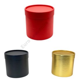 PAPÍRDOBOZ HENGER 1/80 12,5x12,5 cm 4 SZÍNBEN