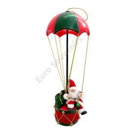 HŐLÉGBALLON MIKULÁSSAL 1/8 65 cm ZÖLD-PIROS