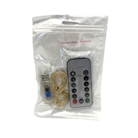 LEDFŰZÉR USB-S,TÁVKAPCSOLÓVAL 12/480 MELEGFEHÉR 5M 