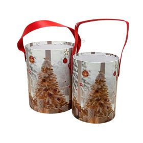 PAPÍRDOBOZ 2 DB KARÁCSONYI 1/48 11,5x15,5;13,5x17,5 cm