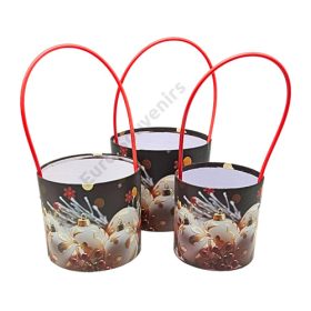 PAPÍRDOBOZ 3 DB KARÁCSONYI 1/45 12x11;13,5x13;14,5x13,5 cm