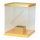 VIRÁGDOBOZ 1/8 40x40x50 cm ARANY
