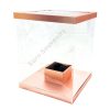 VIRÁGDOBOZ 1/8 40x40x50 cm ROSEGOLD